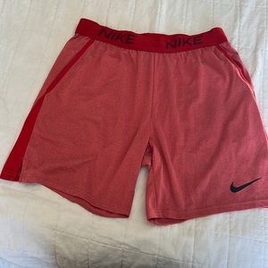 Red Nike Shorts—size large
